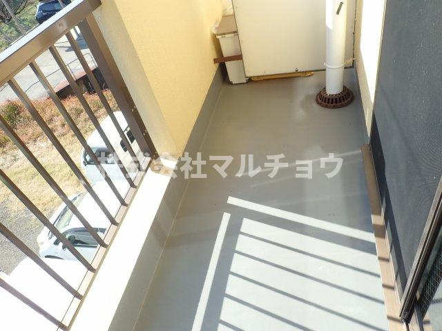 Ｓ＆Ｋハイツのバルコニー|陽当たり良好なバルコニーです