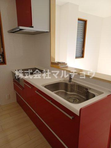 メゾングランブルーのキッチン|きれいなキッチンです