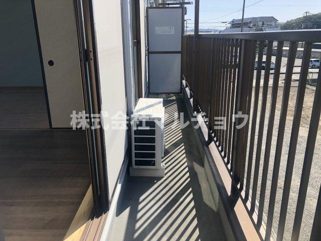 オートマンションのバルコニー|陽当たり良好なバルコニーです