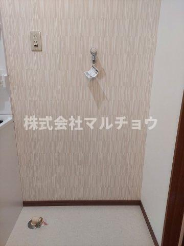 オートマンションの洗面所|脱衣スペースもあります