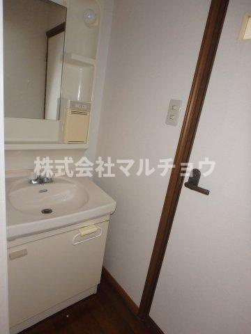プレジデンスタバタの洗面所|ゆったりとスペースのある洗面所