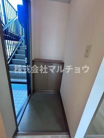 ハイカムール稲成の玄関|きれいな玄関です