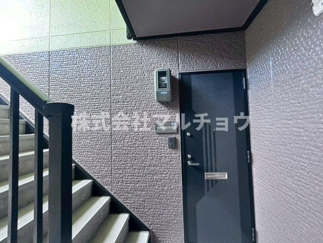 ハイカムール稲成の玄関|玄関です