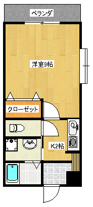 マンションＴＡＫＵＭＩの間取り