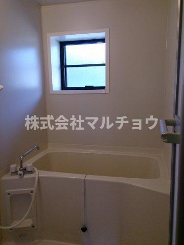 コーポユウの浴室|日々の疲れを癒すお風呂付です