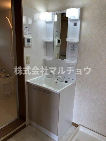 コーポユウの洗面所|コンパクトで使いやすい洗面所