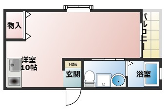 ラポール繪の間取り