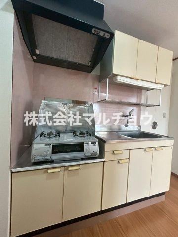 ラポール繪のキッチン|コンパクトなキッチンで掃除もラクラク
