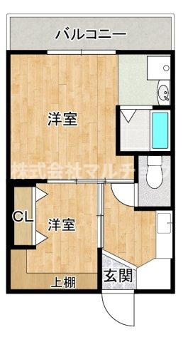 ヴィラナリー田辺の間取り