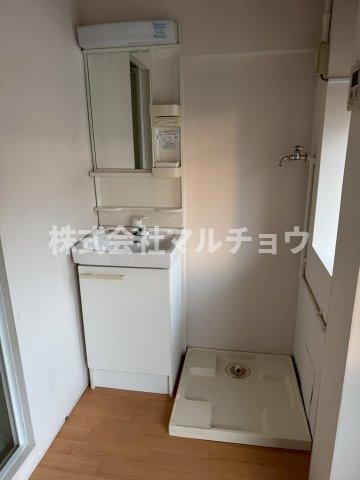 ヴィラナリー田辺の洗面所|忙しい朝には欠かせない洗面所です