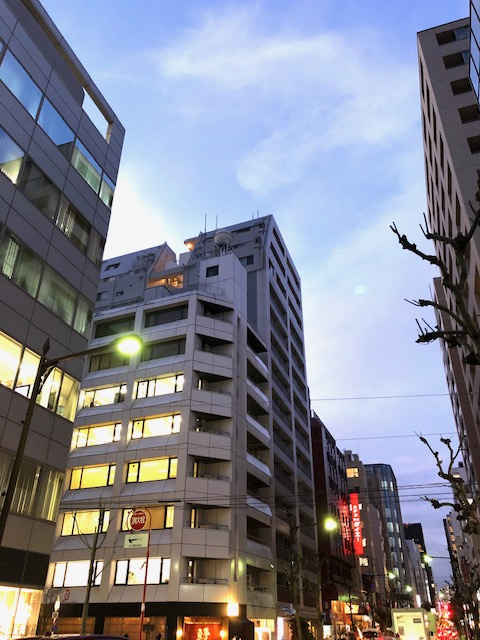 登亭銀座ビル（登栄東銀座ビル）の外観