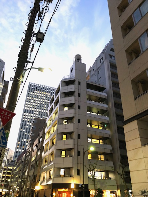 登亭銀座ビル（登栄東銀座ビル）の外観