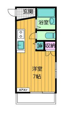 クラランス渡鹿の間取り