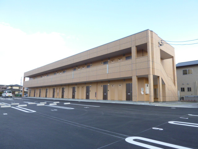 倉敷市林のアパートの外観