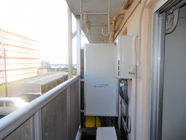 ビレッジハウス榎戸　1号棟のバルコニー