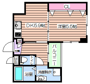 【間取り】 | アイビス新梅田