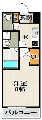 AILE宝塚Ⅲ（エールタカラヅカ３）の間取り