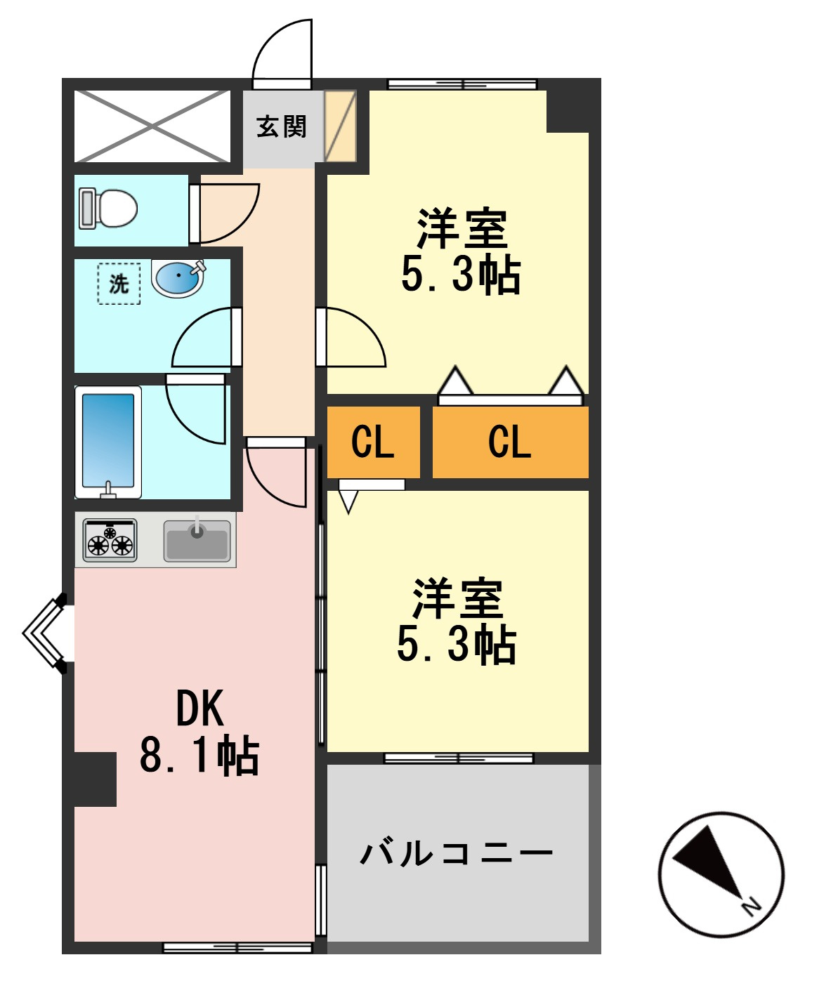 BELNOS34の間取り