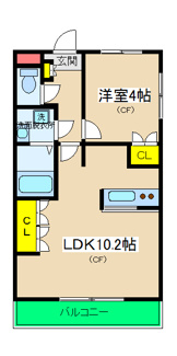 【間取り】 | 日向セントラルコート | 日向セントラルコート　間取り図面