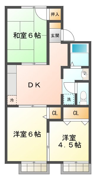 瑞が丘ビラの間取り