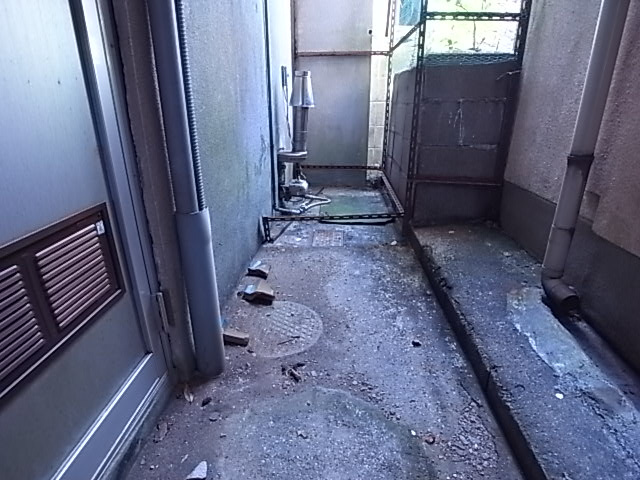 第一富士荘のバルコニー