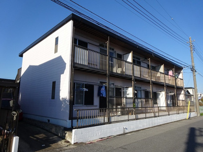 【外観】 | ネオグリーンコーポＡ | ネオグリーンコーポＡ　軽量鉄骨造2階建て