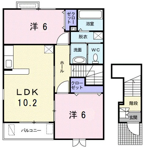 アヴァンメールの間取り