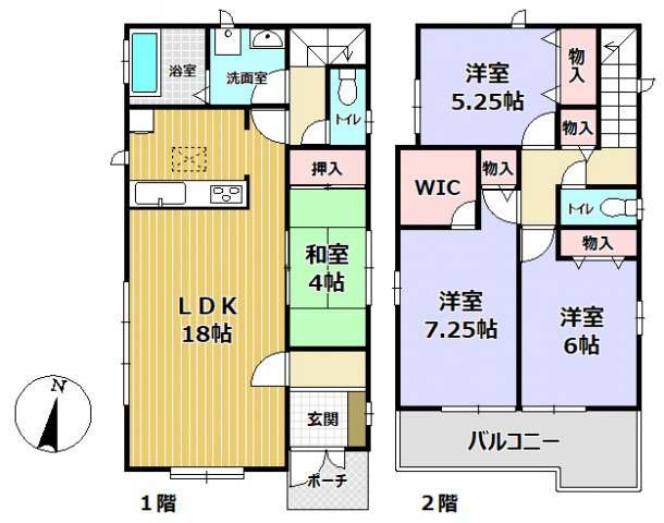 西宮市山口町名来２丁目Ｃ号棟　新築戸建