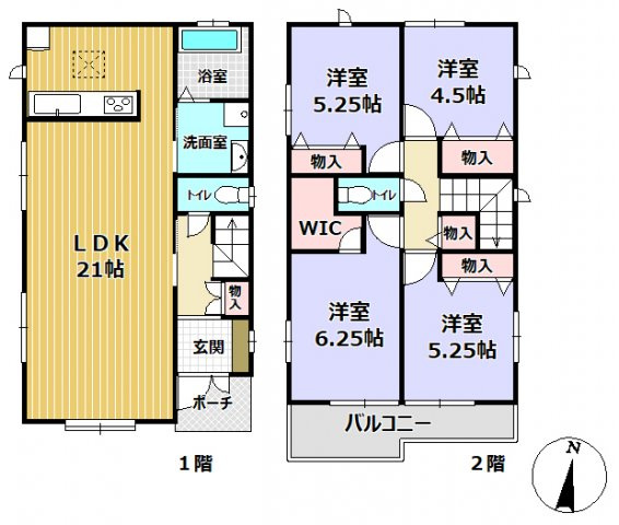 西宮市山口町名来２丁目Ｄ号棟　新築戸建