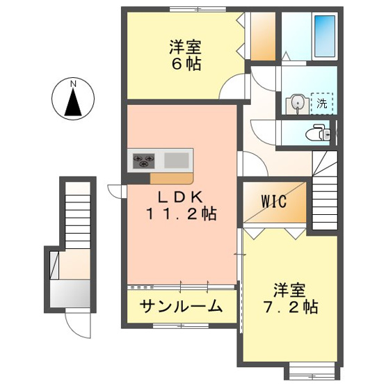 【間取り】 | フェリーチェⅡ | フェリーチェⅡ