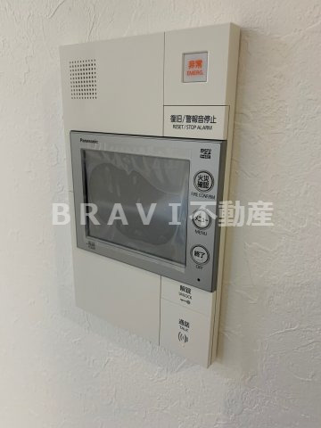 プレジオ都島本通　BRAVI不動産のセキュリティ|【プレジオ都島本通】モニター付きインターホン付