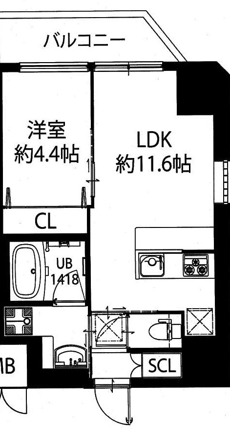 プレジオ都島本通　BRAVI不動産の間取り|【プレジオ都島本通】間取り
