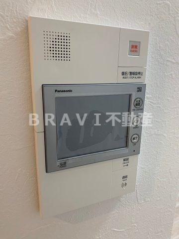 プレジオ都島本通　BRAVI不動産のセキュリティ|【プレジオ都島本通】モニター付きインターホン付