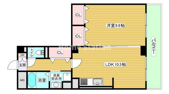 【間取り】 | ラヴィータ西梅田