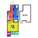 【間取り】 | Ｖｉｎｃｅ井尻の間取り
