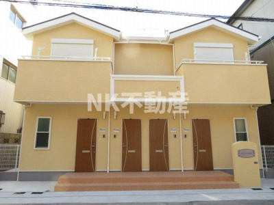 【外観】 | メゾン・ソレイユ長栄寺（河内永和賃貸） | おしゃれな外観です