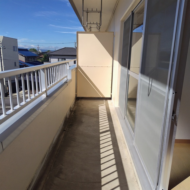 後藤ハイツのバルコニー