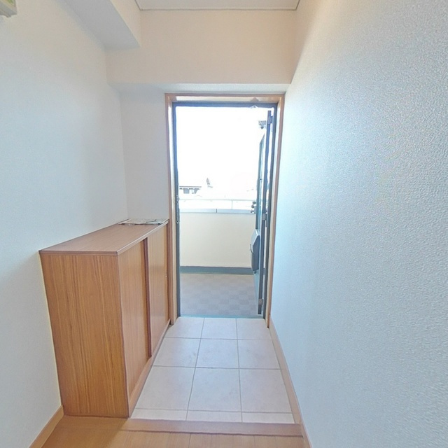 後藤ハイツの玄関