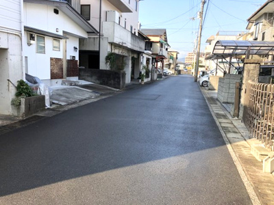 【前面道路含む現地写真】 | 高知市神田売地