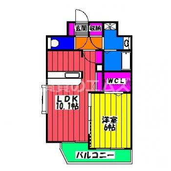 【間取り】 | ＳｕｎＥａｓｔ大橋 | ＳｕｎＥａｓｔ大橋の間取り