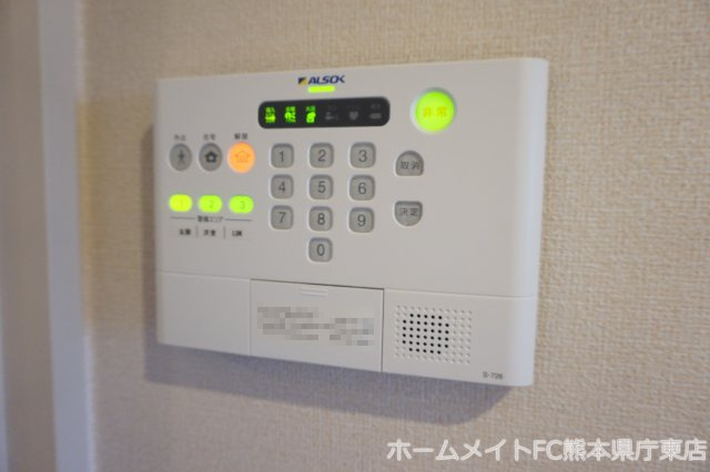 熊本市東区御領８丁目のアパートのセキュリティ