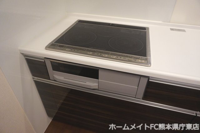 熊本市東区御領８丁目のアパートのキッチン