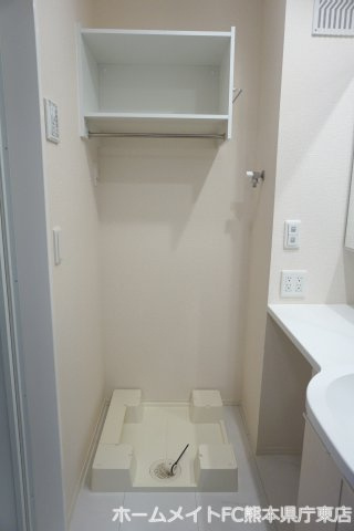 熊本市東区御領８丁目のアパートの洗面所