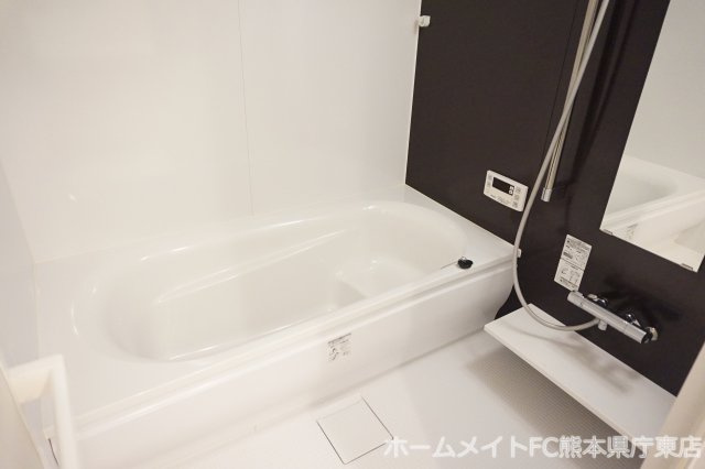 熊本市東区御領８丁目のアパートの浴室