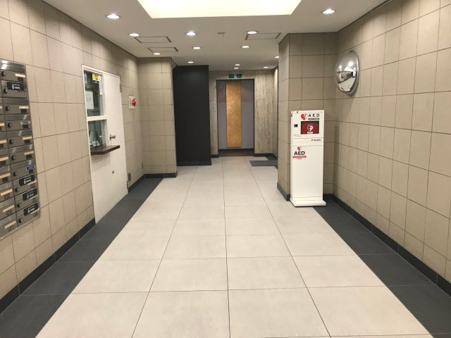 スカイプラザ笹塚のエントランス