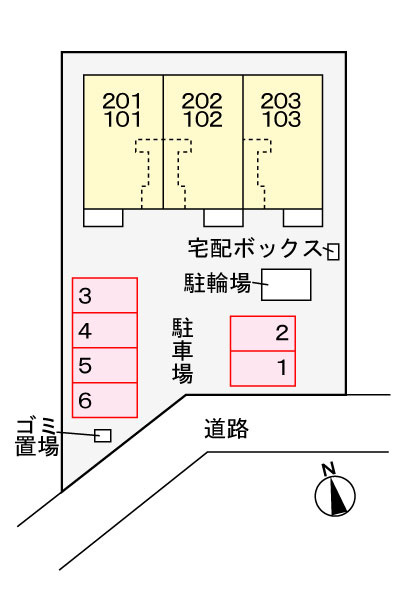 リファインⅢの区画図