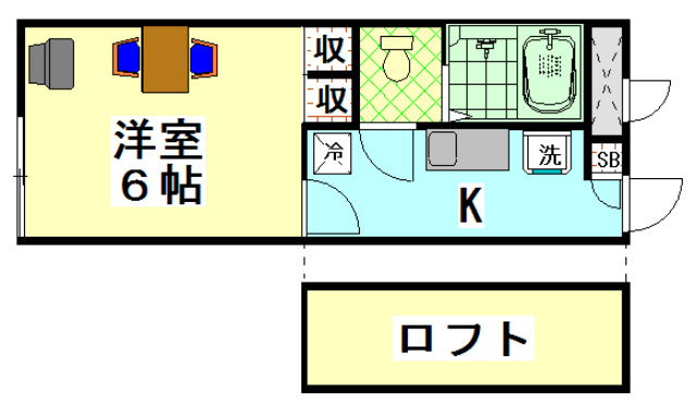 レオパレスエクセラの間取り
