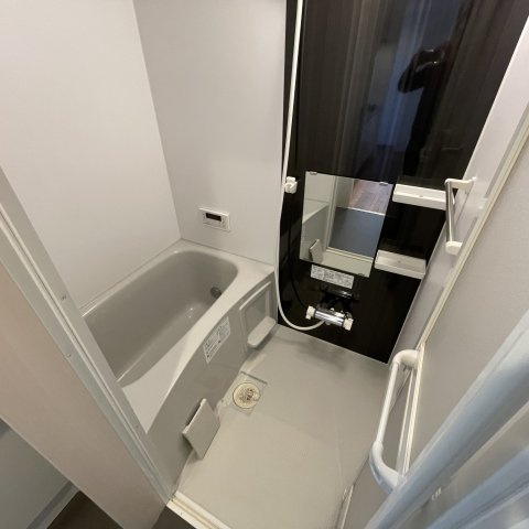 熊本市中央区水前寺５丁目のアパートの浴室