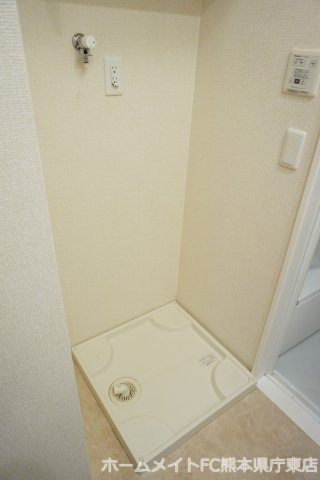 熊本市南区田井島３丁目のアパートの洗面所