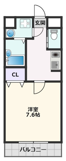 【間取り】 | レインボーハイムⅡ